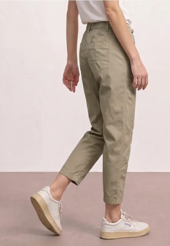 Barrel Leg broek van Twill