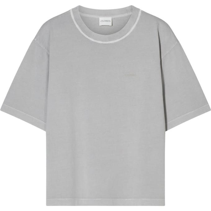 Closed Relaxed T-shirt T-shirts Grijs C95500-44h-13