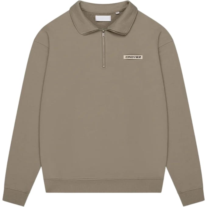 croyez homme Etiquette half-zip sweaters cr2-pf25-02
