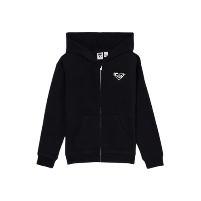 Roxy Surf Feeling Sweatshirt Met Rits Zwart 6 Years Meisje