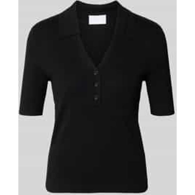 regular fit poloshirt van viscosemix
