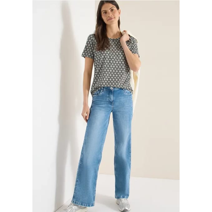 Basic Shirt met minimale print