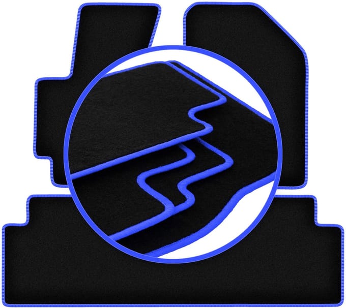 CARLUX-BLUE automatten voor: Kia Soul II minivan (2013-)