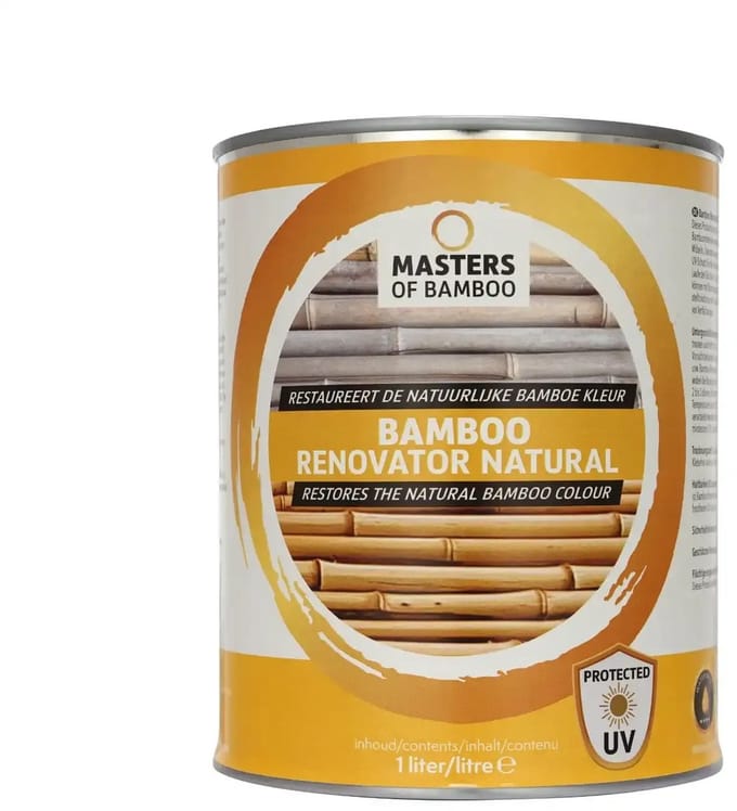 Masters of Bamboo® Bamboe Renovator 1L Naturel - Bamboe onderhoudsmiddel - Bamboe beits
