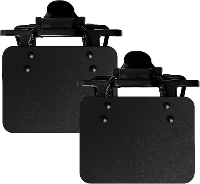 Oogbeschermers Bril - Plastic Maskers - Training Hulp - Snel Bevestigen - 3x4 cm - Zwart