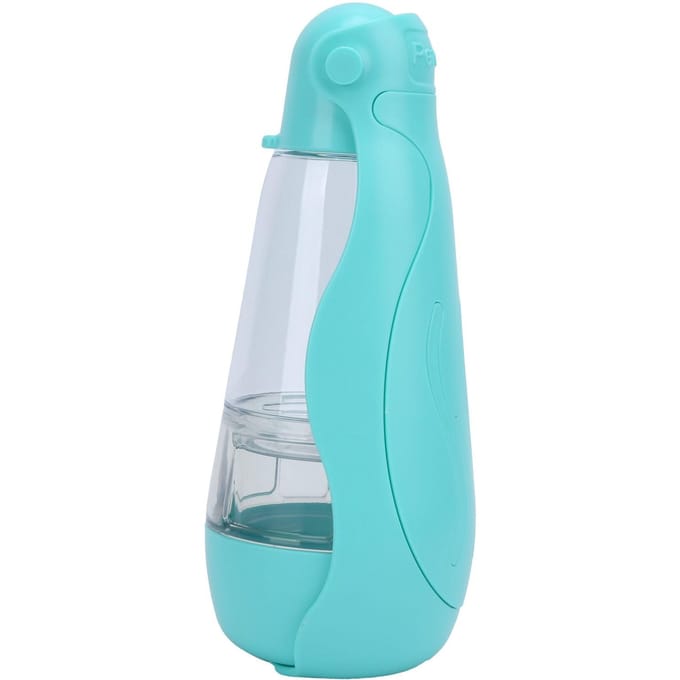 Gourde pour chien portable avec pelle à déjections et sac de rangement vert clair