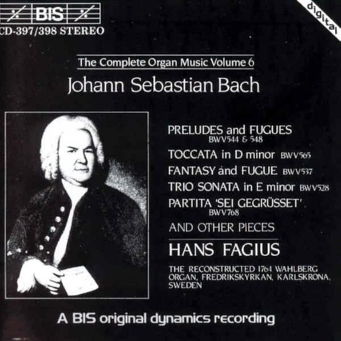 Hans Fagius - J.S. Bach: The Complete Organ Music Vol 6 (2 CD)