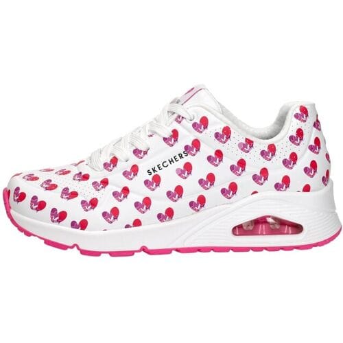 Skechers UNO - LIVE COLORFULLY Dames Sneakers - Wit