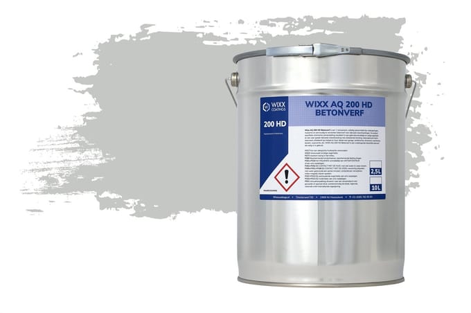 Wixx AQ 200 HD Betonverf - 10L - RAL 7035 | Lichtgrijs