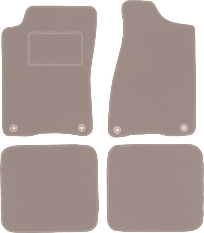Beige veloursmatten voor: Audi 90 B3 sedan (1986-1991)