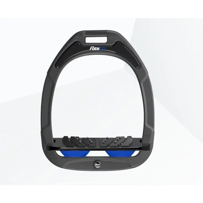Ultra Grip Hoofdstijgbeugels Antraciet/Zwart/Blauw Flex-On Green Composite
