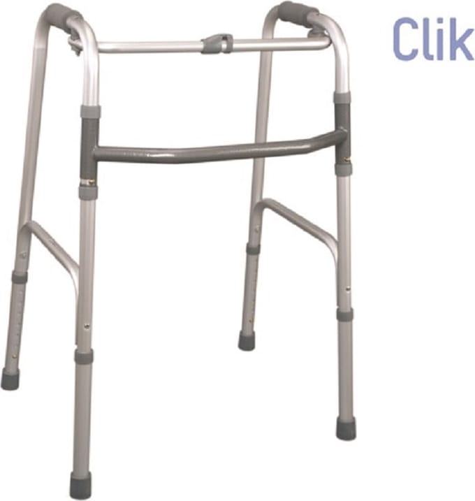 Looprek met een drukknop opvouwbaar