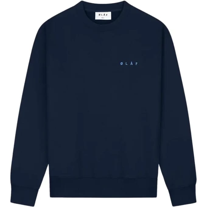 Sweater met ronde hals Olaf Hussein Lined Face