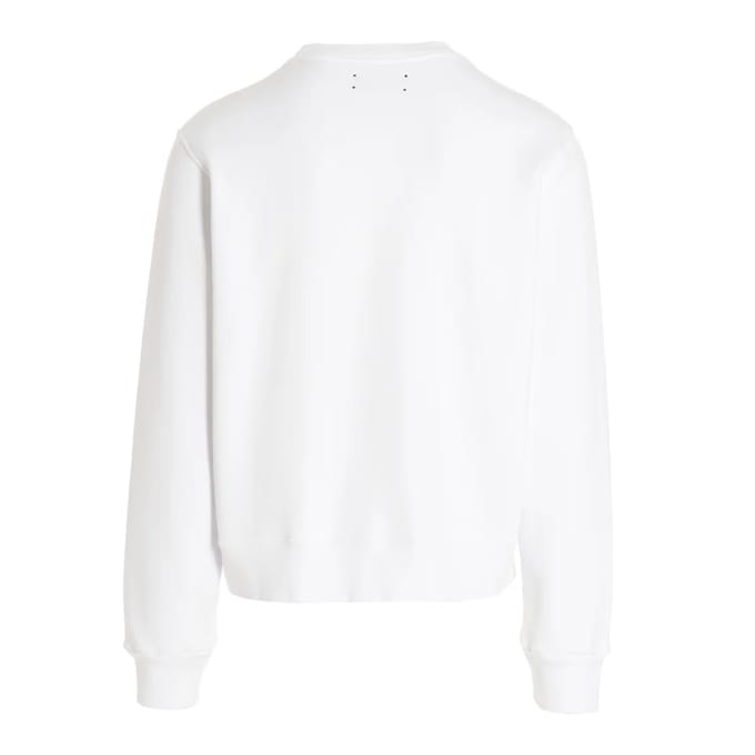 Amiri stencillogo wit sweatshirt