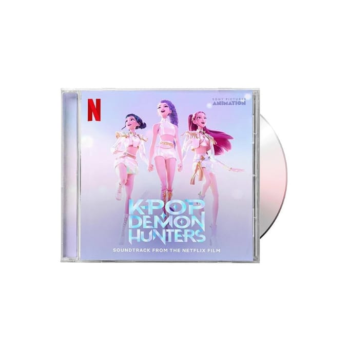 Huntr Kpop Demon Hunters Cast & Saja Boys X - Kpop Demon Hunters (CD) (Foldable Poster + Collectable Card)