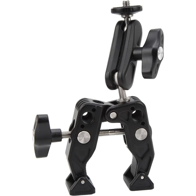 Superklem Krabtang Klem Aluminiumlegering Camera Multifunctionele Krachtklem Vaste Beugel black