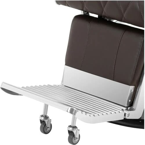 physa Kappersstoel met voetensteun - 58 - 71 cm - 150 kg - Bruin 10040745