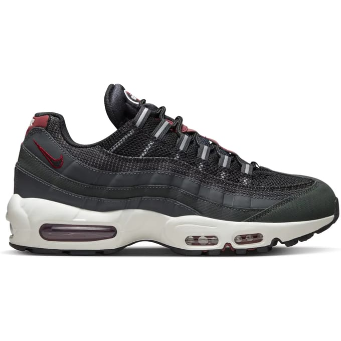 Air Max 95 Essential lage herenschoen antraciet/zwart/team rood/top wit