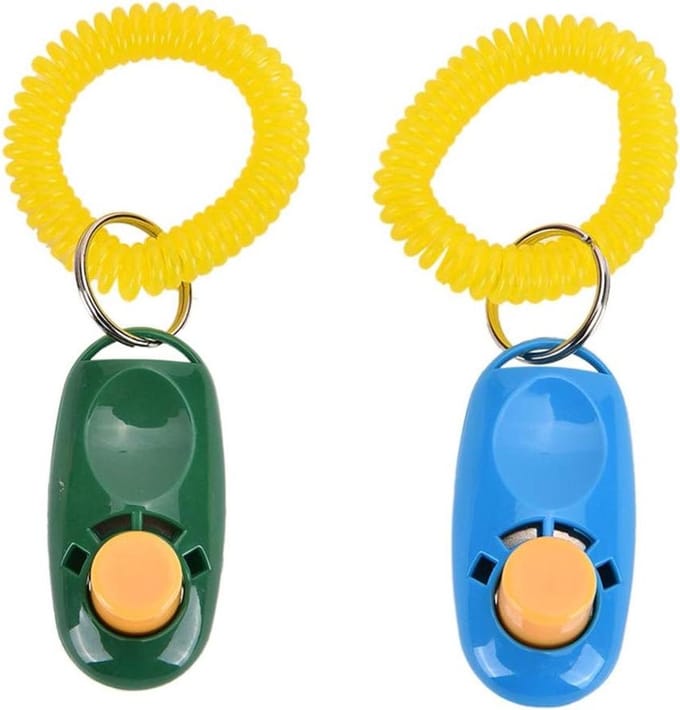Hond Clicker - Gedragstrainer Huisdier - Huisdier Training - Ergonomisch Ontwerp - 2 stuks - Willekeurig