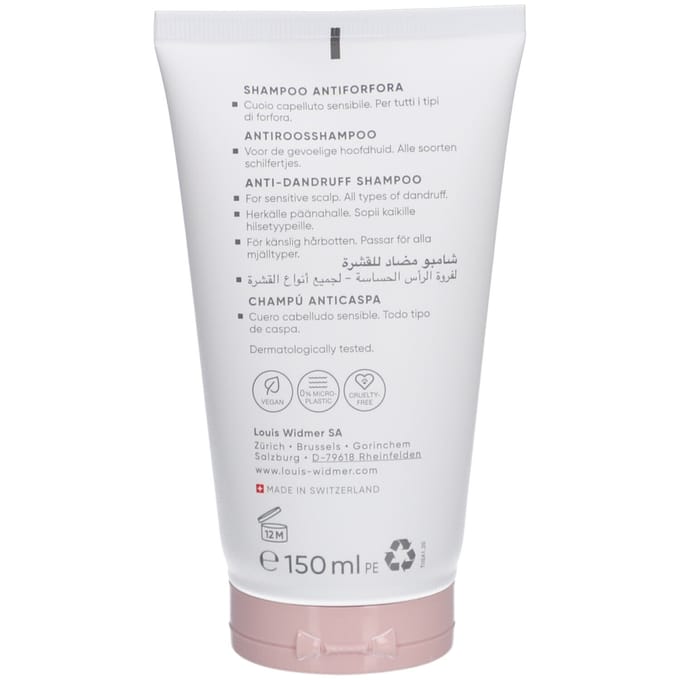 Louis Widmer Bodycare Antiroosshampoo Zonder Parfum 150ml