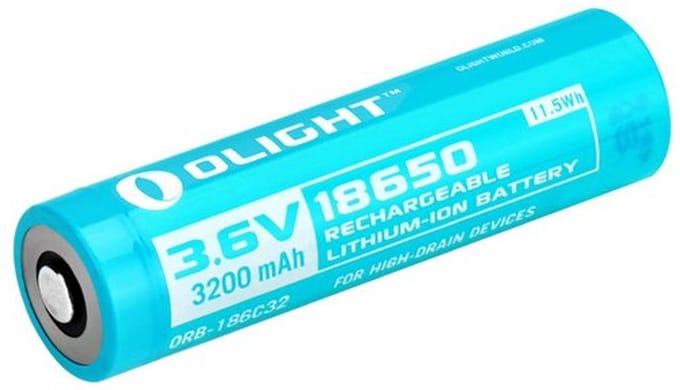 Olight Oplaadbare batterij 18650 3200 mAh - 1 stuks