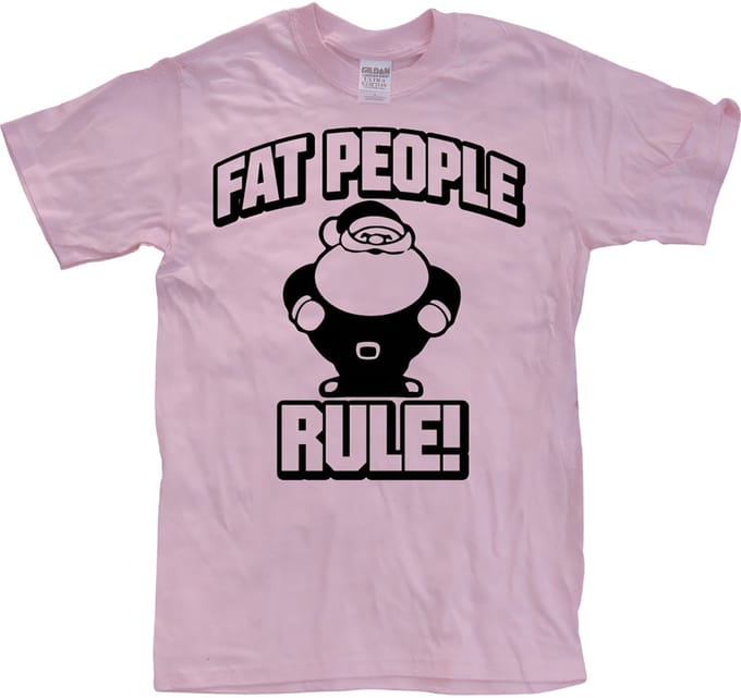 Hybris Fat People Rule T-shirt SH-1-15069-H6-2