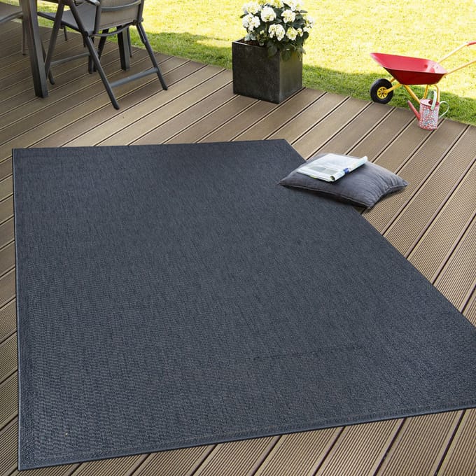 Binnen- en buitenkleed Timba marineblauw 80x150 cm