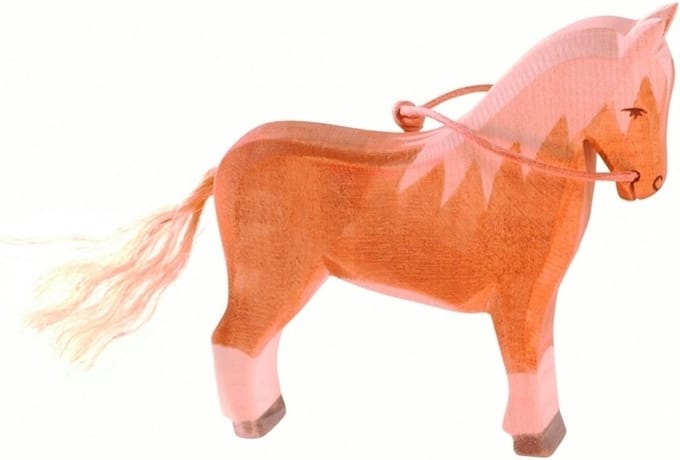 Ostheimer houten speelffiguur Haflinger paard - 11113