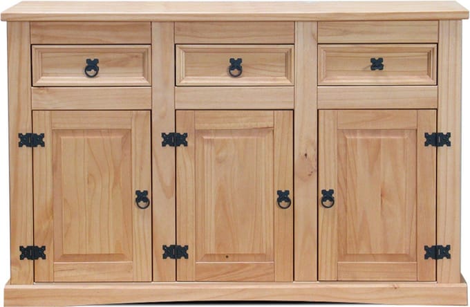 New Mexico  - Dressoir - 132 cm breed - Grenen