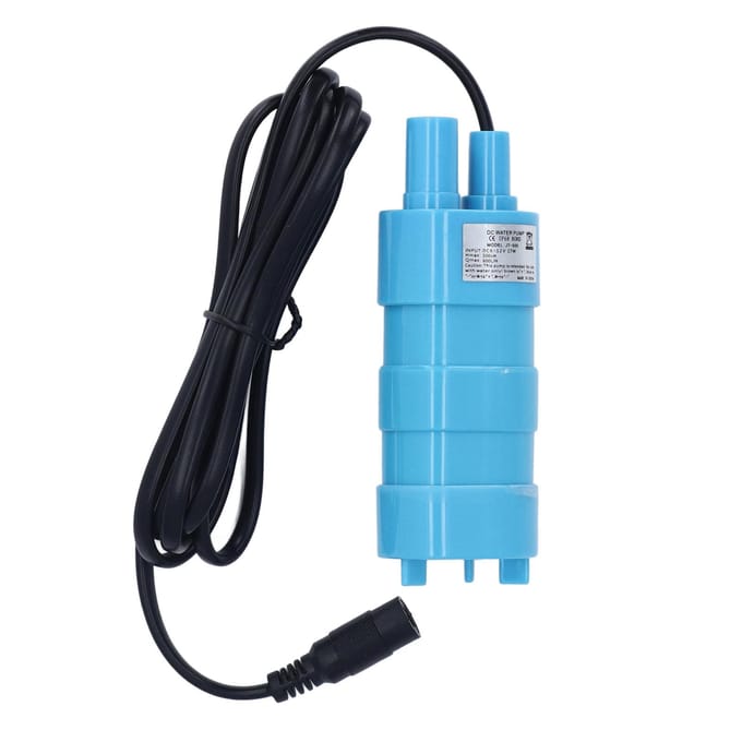 Dompelpomp Motor Waterpomp 5M 12V Draagbare Pompkop voor Vis Tank Aquarium Blauw
