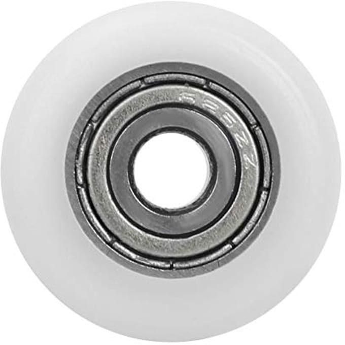 Dailygoods - Ingebedde Kogellagers Set van 10 Nylon Katrolrollen 5 x 23 x 7 mm