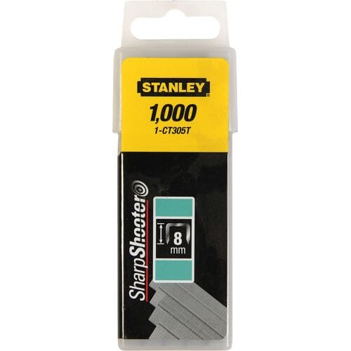 Stanley Kabelnieten Gegalvaniseerd 8mm - Type Ct300 - 1000 Stuks
