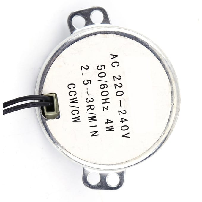 1 stuks 220 240V AC Synchrone Motor Tandwielmotor 4W CW CCW(2.5 3 RPM)