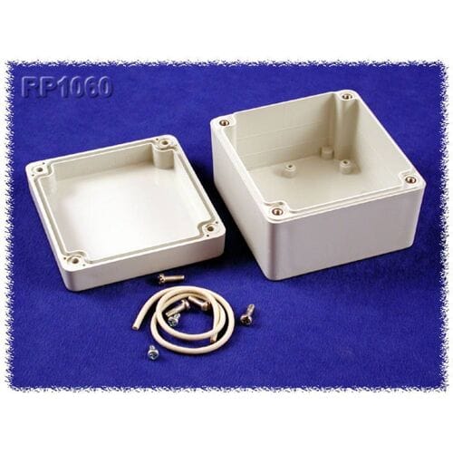 Hammond Electronics RP1060 Universele behuizing 85 x 80 x 55 Polycarbonaat Grijs 1 stuk(s)