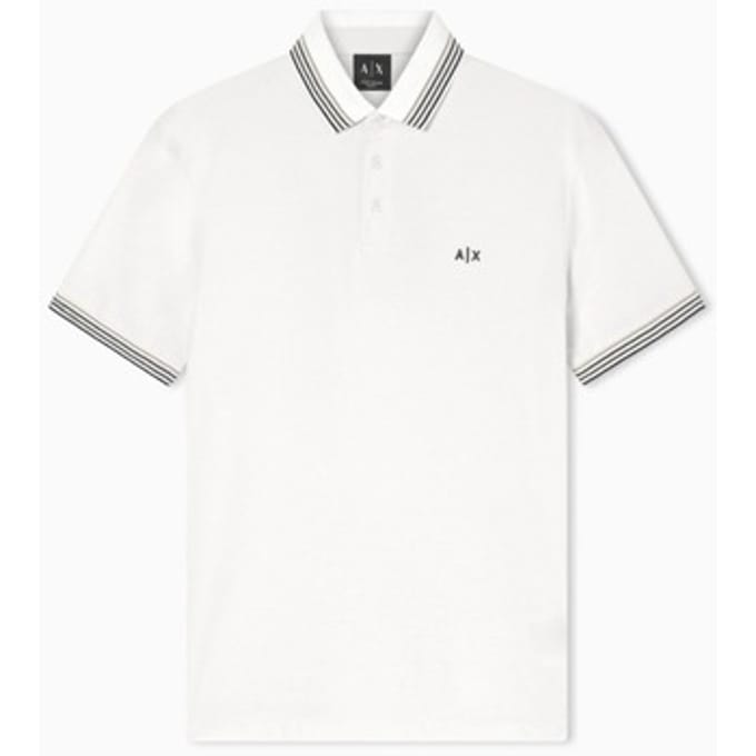 Armani Exchange Xm002326_af13026 Korte Mouw Poloshirt Beige S Man