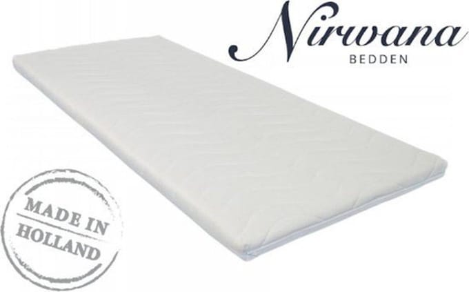 Nirwana Bedden Topdekmatras - Topper Nasa-Visco Traagschuim 180x200 c.a 7cm dik
