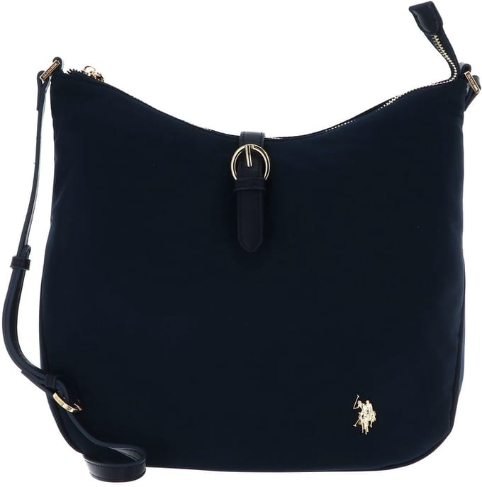 U.S. POLO ASSN. schoudertas Houston Hobo Bag Navy donkerblauw