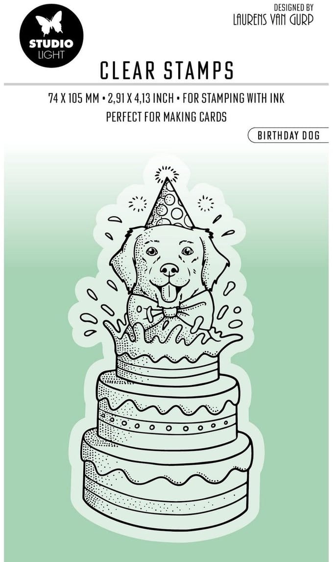 Studio Light Essentials Clear Stamp Birthday Dog