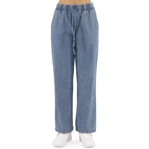 Wijde jeans Leone 1947 Woman Chambray Fancy Stripes