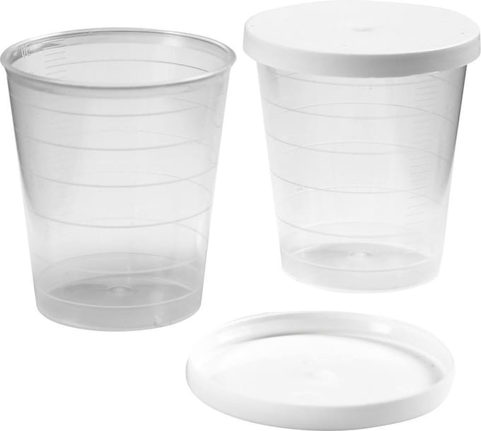CC Bekertjes met deksel 30 ml 75 stuks