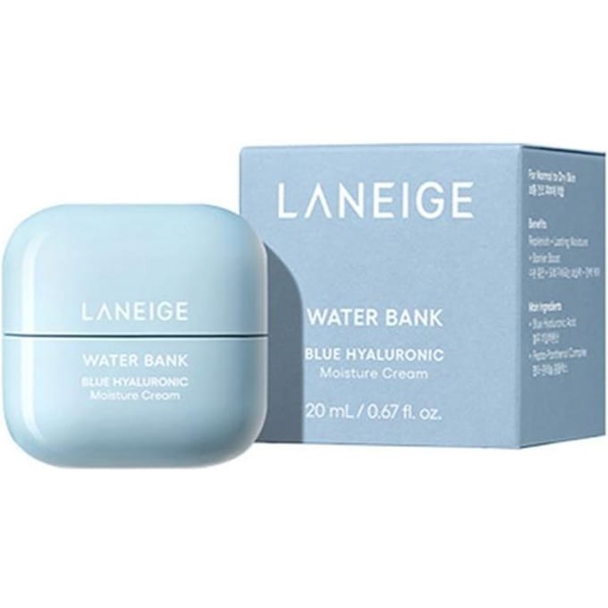 LANEIGE Water Bank Blauwe Hyaluronzuur Vochtigheidscrème 20ml white