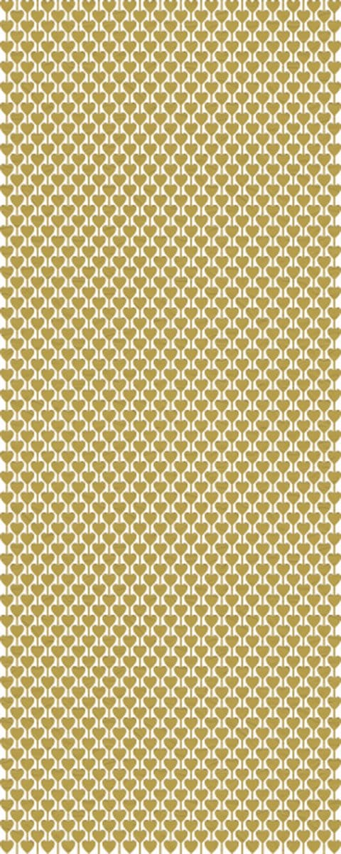 Amscan by Riethmuller - Riethmüller - Deurgordijn Folie Goud Harten - 2 x 1 m