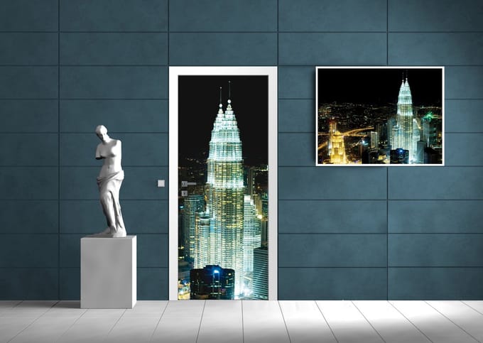 City Skyline Photo Wallcovering