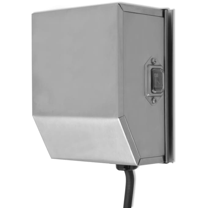 vidaXL - Professionele - BBQ - draaispitmotor - roestvrij - staal - 4W