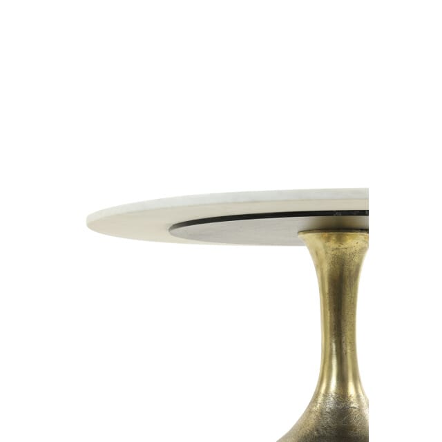 Light & Living - Salontafel RICKERD - Ø76x36cm - Wit