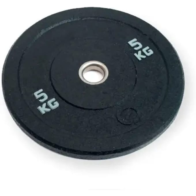 Olive Hi Temp Olympische Bumper Plate 25kg Zwart 20 kg