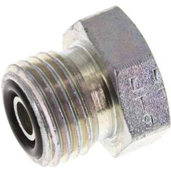 UNF 9/16''-18 Verzinkt Stalen Plug ORFS 630 Bar [2 Stuks]