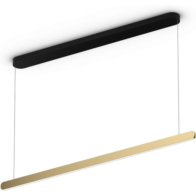 Occhio - Mito linear volo 140 Hanglamp - brons - variabel - met Occhio Air - table/wide