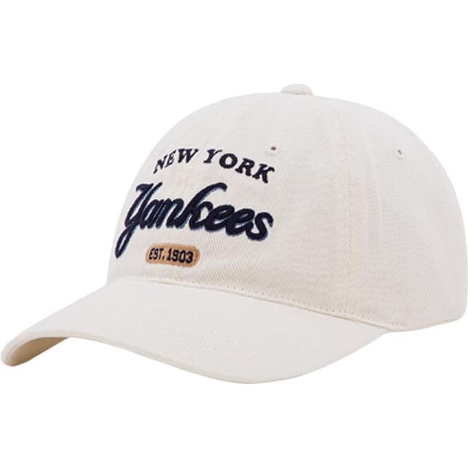 MLB Origineel Ontwerp Katoenen Baseballpetten Unisex Wit Mode 3ACPD035N-50CRS F