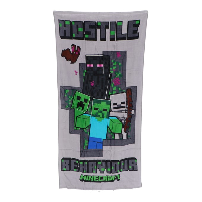 Minecraft Strandlaken Hostile 70 x 140 cm